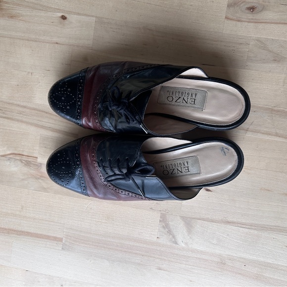 Vintage Leather Brogue Mules - Picture 4 of 8